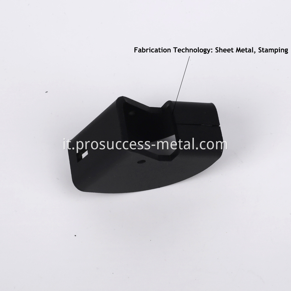 Black Sheet Metal Parts Fabrication